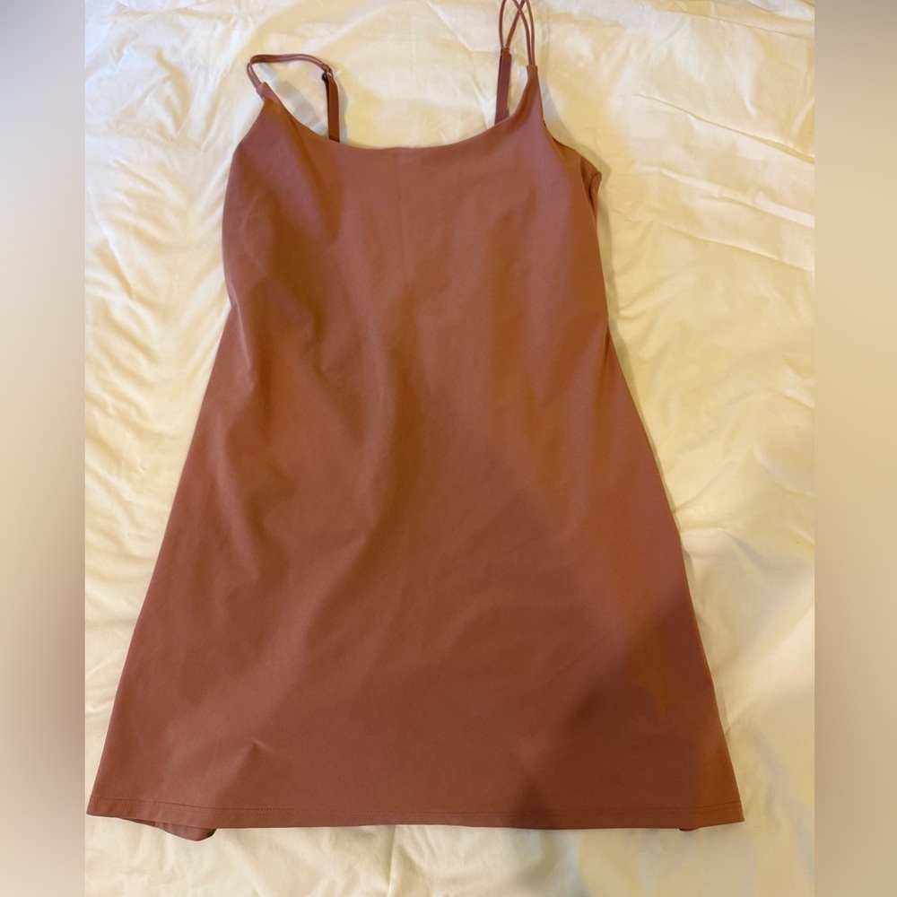Pink athletic dress travelers mini dress